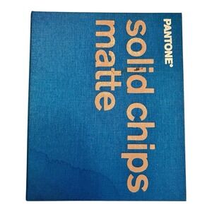 Pantone Solid Chips‎ Matte Sample Blue Book 2003 Ring Bound Graphics & Print